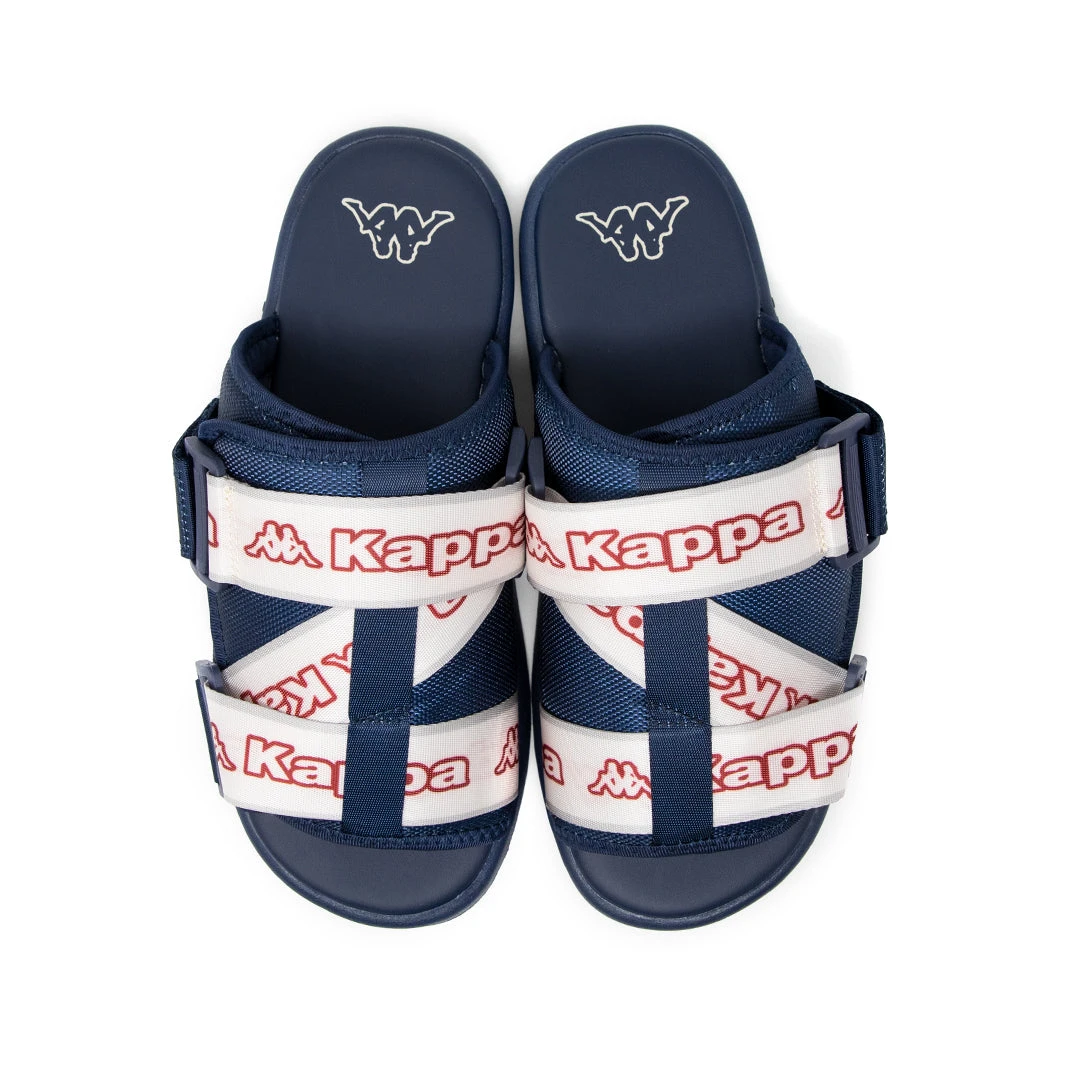Kappa US Logo Tape Kalpi Slides - Blue Navy Footwear 6 Kappa US Logo Tape Kalpi Slides - Blue Navy Footwear