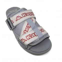 Kappa US Logo Tape Kalpi Slides - Grey 7 Kappa US Logo Tape Kalpi Slides - Grey