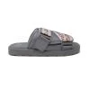 Kappa US Logo Tape Kalpi Slides - Grey 2 Kappa US Logo Tape Kalpi Slides - Grey