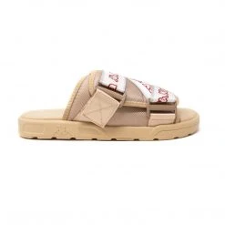 Kappa US Logo Tape Kalpi Slides - Beige Footwear