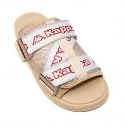 Kappa US Logo Tape Kalpi Slides - Beige Footwear