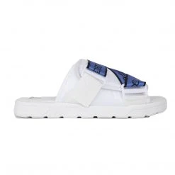 Kappa US Footwear Logo Tape Kalpi Sandals - White Blue