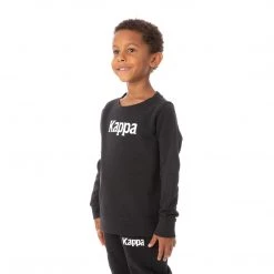 Kappa US Kids Authentic Emmen Sweatshirt - Black Smoke