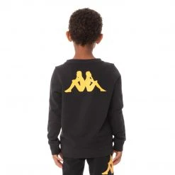 Kappa US Kids Authentic Emmen Sweatshirt - Black Smoke