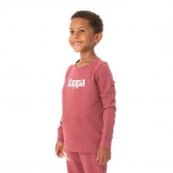 Kappa US Kids Authentic Emmen Sweatshirt - Burgundy