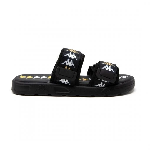 Kappa US Footwear 222 Banda Aster 4 Slides - Black White