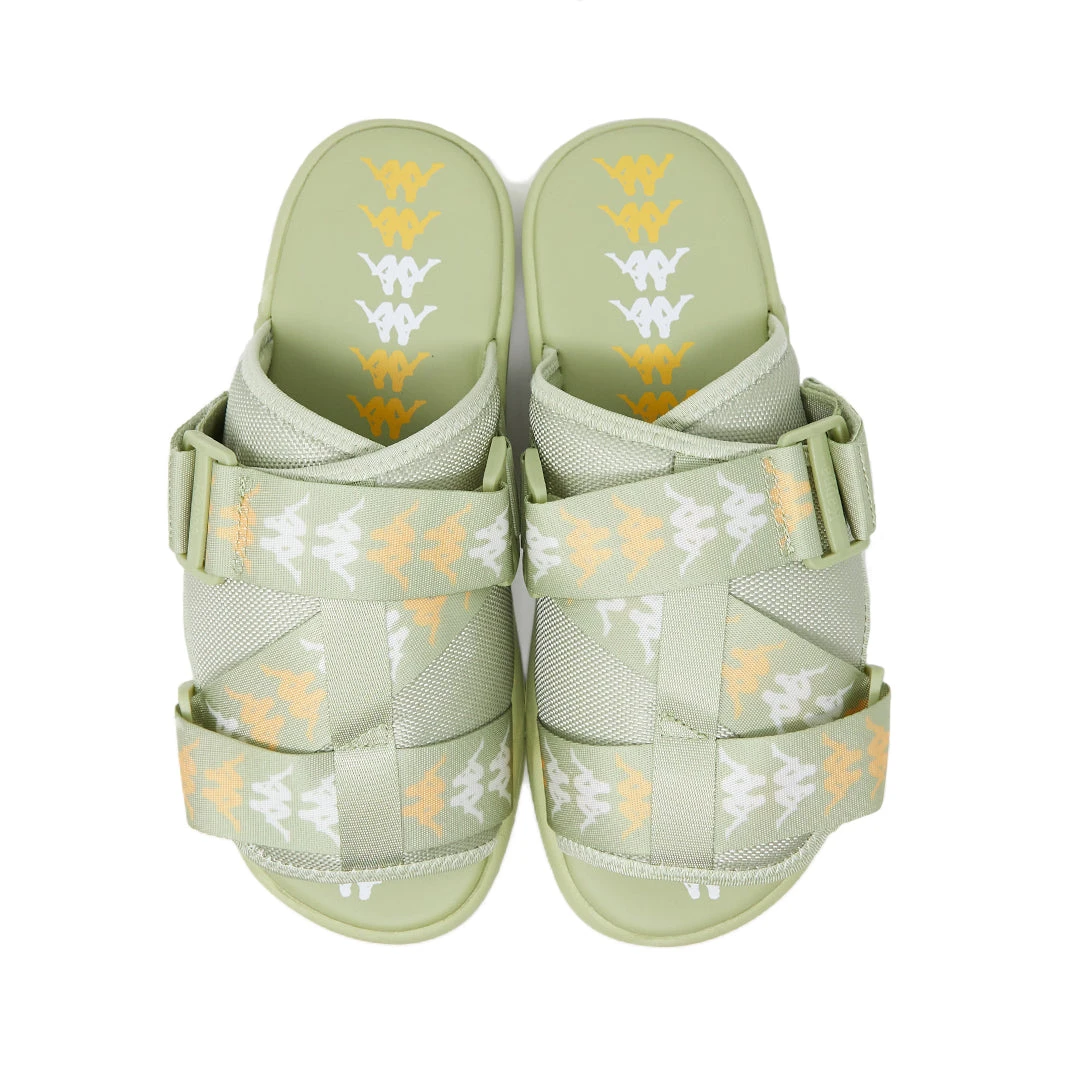 Kappa US 222 Banda Mitel 7 Slides - Green Sage Footwear 6 Kappa US 222 Banda Mitel 7 Slides - Green Sage Footwear