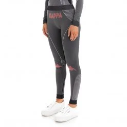 Kappa US Authentic Trybunalski Knit Leggings - Black Red