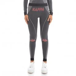 Kappa US Authentic Trybunalski Knit Leggings - Black Red