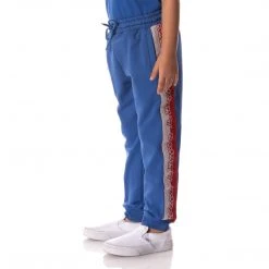 Kappa US Kids Logo Tape Danira Sweatpants - Blue