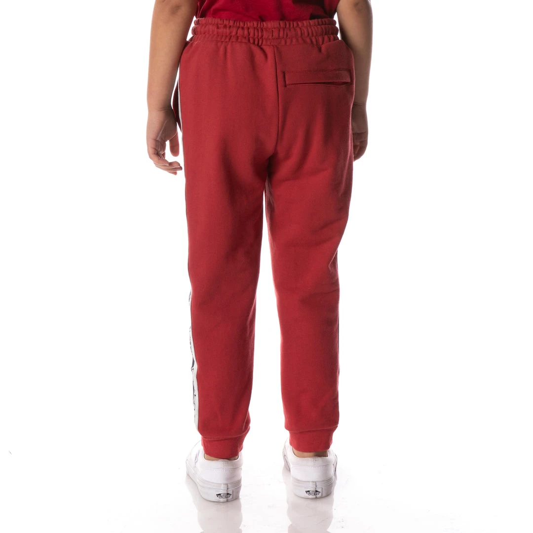 Kappa US Logo Tape Danira Sweatpants - Red 5 Kappa US Logo Tape Danira Sweatpants - Red