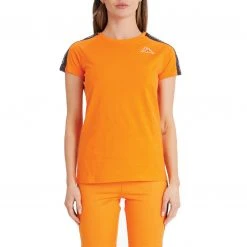 Kappa US Women Logo Tape Diza T-Shirt - Orange