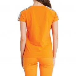 Kappa US Women Logo Tape Diza T-Shirt - Orange