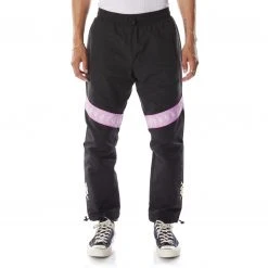 Kappa US 222 Banda Vilken Trackpants - Black Smoke Violet