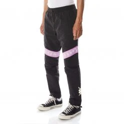 Kappa US 222 Banda Vilken Trackpants - Black Smoke Violet