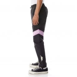 Kappa US 222 Banda Vilken Trackpants - Black Smoke Violet