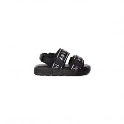 Kappa US 222 Banda Aster 7 Toddlers Sandals - Black White Infant & Kids Footwear