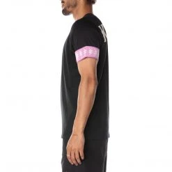 Kappa US 222 Banda Niji 2 T-Shirt - Black Smoke Violet 8 Kappa US 222 Banda Niji 2 T-Shirt - Black Smoke Violet
