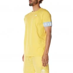 Kappa US 222 Banda Niji 2 T-Shirt - Yellow Light Blue