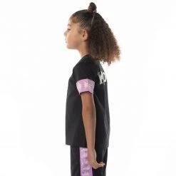 Kappa US Kids 222 Banda Niji 2 T-Shirt - Black Smoke Violet