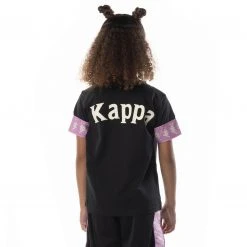 Kappa US Kids 222 Banda Niji 2 T-Shirt - Black Smoke Violet