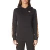 Kappa US Women 222 Banda Budy 3 Hoodie - Black