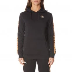 Kappa US Women 222 Banda Budy 3 Hoodie - Black