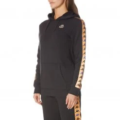 Kappa US Women 222 Banda Budy 3 Hoodie - Black