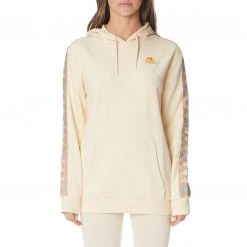 Kappa US Women 222 Banda Budy 3 Hoodie - Beige