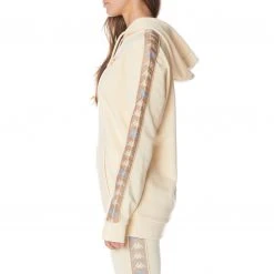Kappa US Women 222 Banda Budy 3 Hoodie - Beige