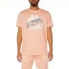 Kappa US Men Authentic Football Barta T-Shirt - Peach