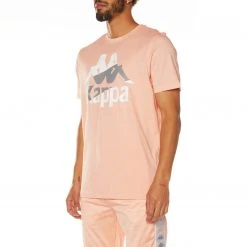 Kappa US Men Authentic Football Barta T-Shirt - Peach