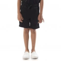 Kappa US Kids Logo Tape Aedi 2 Shorts - Black Smoke Orange