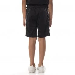 Kappa US Kids Logo Tape Aedi 2 Shorts - Black Smoke Orange