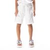 Kappa US Kids Logo Tape Aedi 2 Shorts - White Blue
