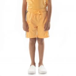Kappa US Kids Logo Tape Aedi 2 Shorts - Light Orange
