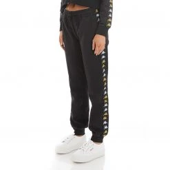 Kappa US 222 Banda Beicegel Sweatpants - Black Smoke