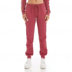 Kappa US 222 Banda Beicegel Sweatpants - Burgundy