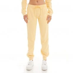 Kappa US 222 Banda Beicegel Sweatpants - Light Yellow White Women