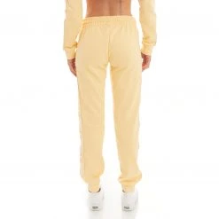 Kappa US 222 Banda Beicegel Sweatpants - Light Yellow White Women