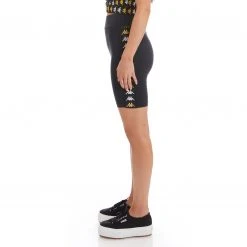 Kappa US 222 Banda Utuado Bike Shorts - Black Smoke Women