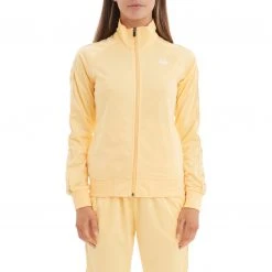 Kappa US 222 Banda Hatillo Track Jacket - Light Yellow White