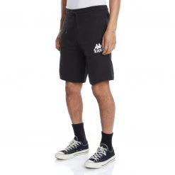 Kappa US Authentic Uppsala Shorts - Black Smoke Sand