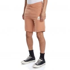 Kappa US Men Authentic Uppsala Shorts - Brown Sand