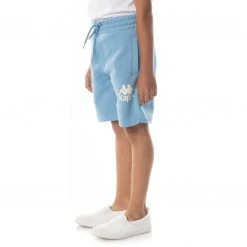 Kappa US Kids Authentic Uppsala Shorts - Light Blue Sand