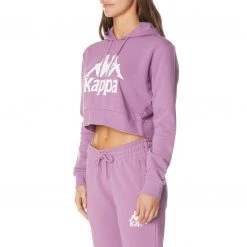 Kappa US Authentic Ambatobeny Hoodie - Violet Lavender White Women