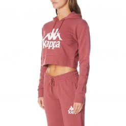 Kappa US Authentic Ambatobeny Hoodie - Burgundy Women