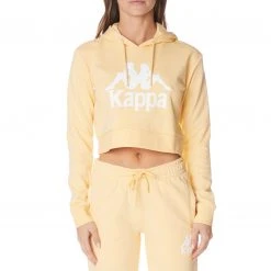 Kappa US Authentic Ambatobeny Hoodie - Light Yellow White