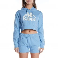 Kappa US Authentic Ambatoboeny Hoodie - Light Blue Sand