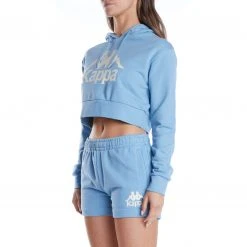 Kappa US Authentic Ambatoboeny Hoodie - Light Blue Sand